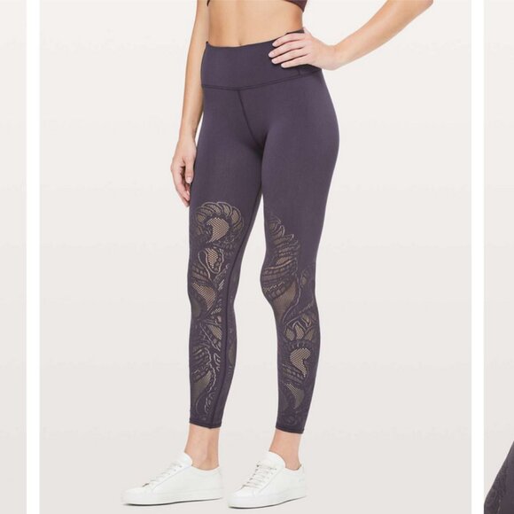 Lululemon Reveal Tight Lattice Paisley 6 in Boysenberry - Picture 11 of 14